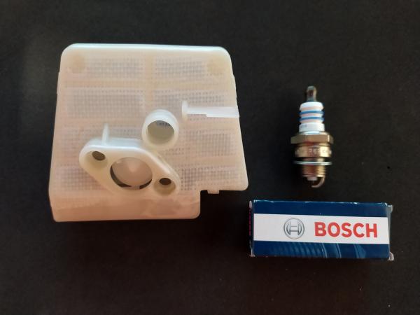 Wartungsset Luftfilter Bosch Zündkerze WSR6F