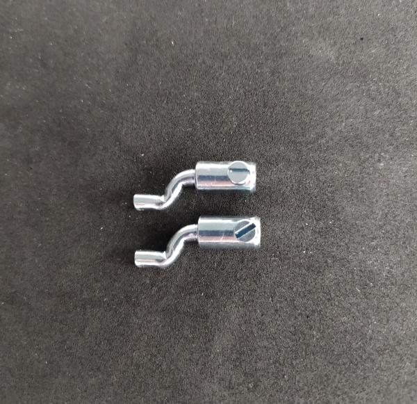 2x Schraubnippel 2,5mm S-Form