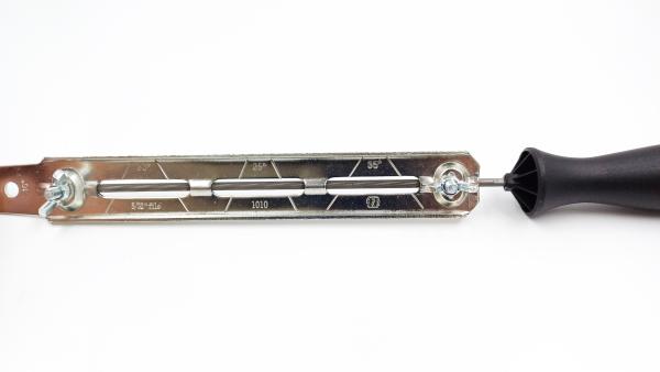 Feilenhalter Schärflehre mit 4,0mm Feile für 3/8" Sägekette
