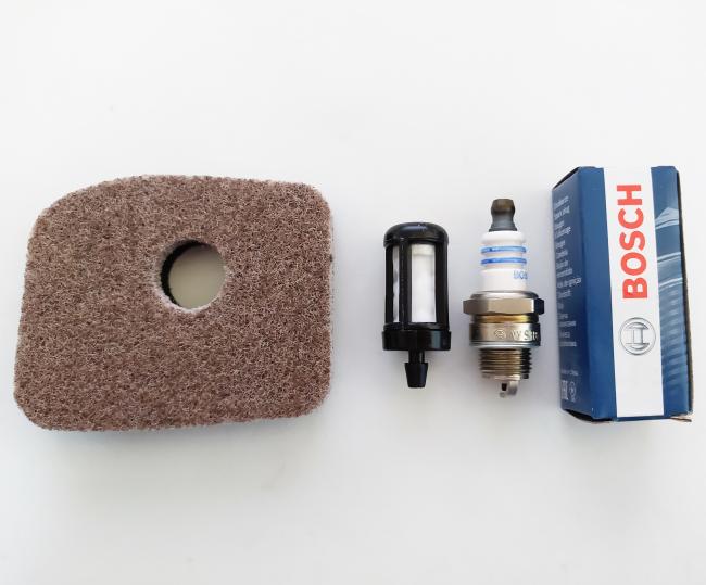 Wartungsset Luftfilter Benzinfilter Bosch Zündkerze USR7AC