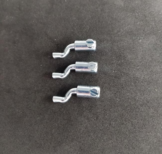 3x Schraubnippel Seilzug Bowdenzug bis 2,5mm